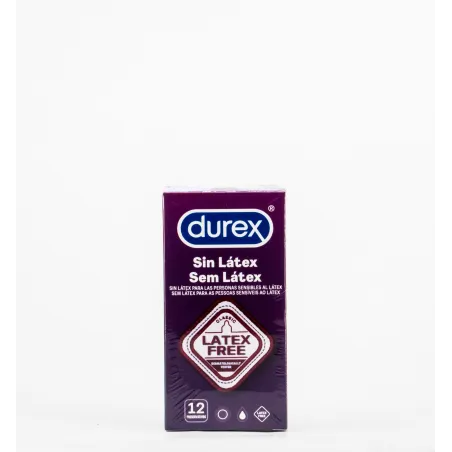 Durex Sin Látex. Preservativos 12 U