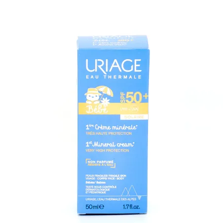 Uriage bebe 1era Crema Mineral SPF50+, 50ml