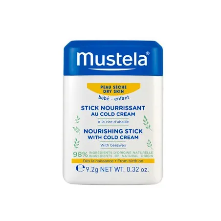 Mustela stick nutritivo con cold cream y cera de abeja, 10 ml