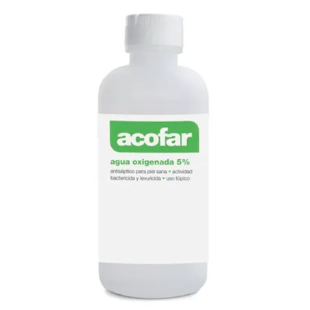 Acofar Agua oxígenada 5%, 250 ml.