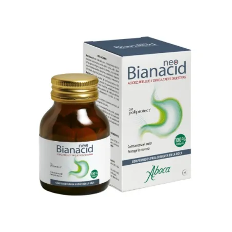 Aboca NeoBianacid reflujo, ácido y dificultades digestivas, 45 comprimidos