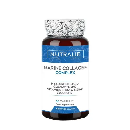 Nutralie colágeno marino con ácido hialurónico y Q10, 60 cápsulas