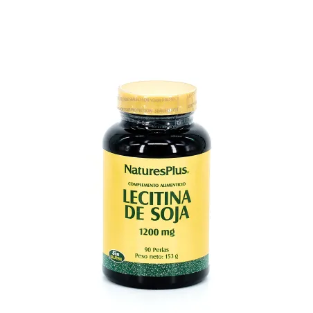 Nature's plus lecitina de soja 1200 mg 90 perlas