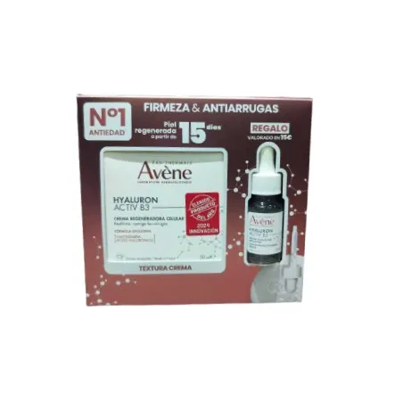 Avene Hyaluron Activ B3 aqua gel crema regeneradora celular, 50 ml + REGALO serum