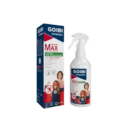 Goibi antipiojos Max sin insecticidas loción, 200 ml