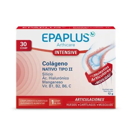 Epaplus Arthicare Intensive Colageno Nativo Tipo II, 30 comprimidos