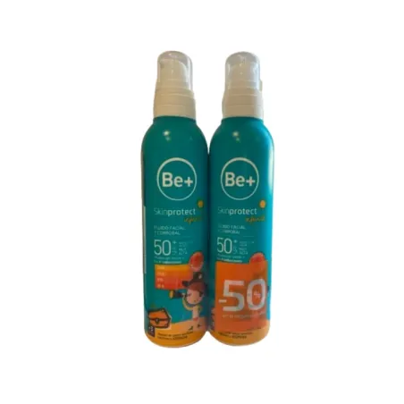 BE+ Skinprotect Infantil Ultra Fluido Facial-Corporal Duplo 2 x  250 ml