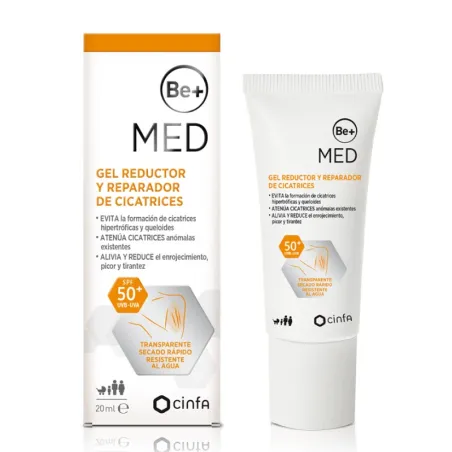 BE+Gel Reductor y Reparador Cicatrices, 20 ml