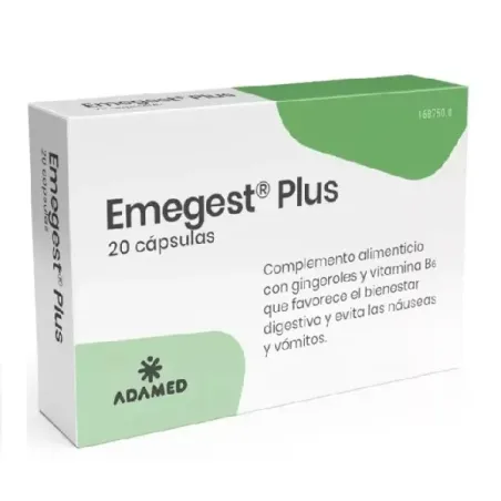 Emegest Plus, 20 cápsulas: Vitaminas embarazo