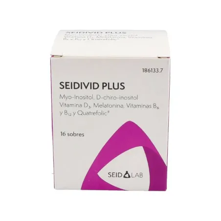 Complejos vitaminicos Seidivid Plus, 15 sobres.