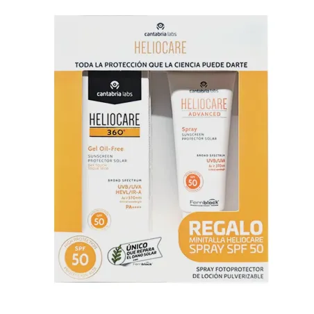 Protección solar facial Heliocare 360º gel oil free SPF50, 50 ml